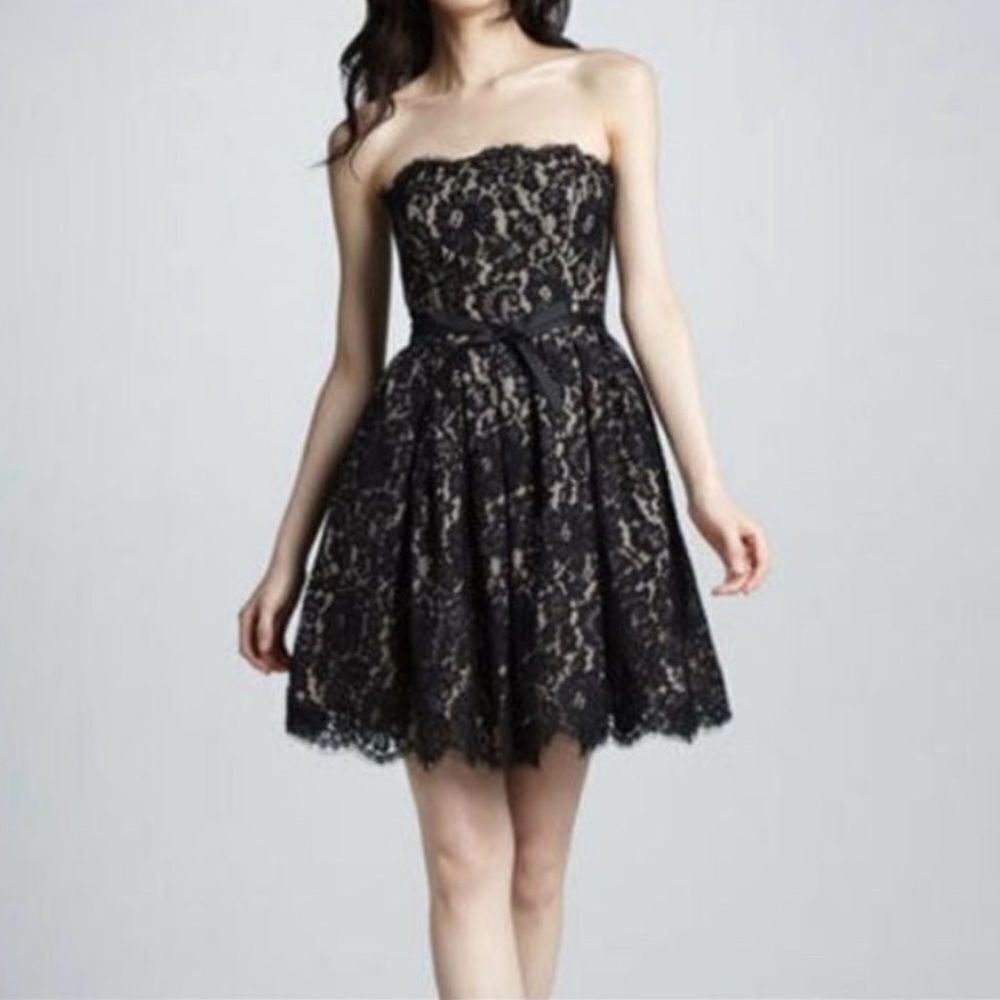 Robert Rodriguez Neiman Marcus Target Strapless Lace Dress
